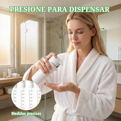 Dispensador de viaje 4 en 1
